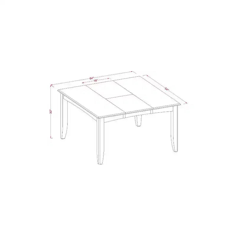 HomeStock Belmont Set da pranzo con tavolo allungabile e 8 sedie Parson