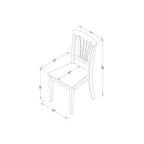 HomeStock Belmont Set da pranzo con tavolo allungabile e 8 sedie Parson