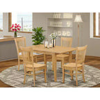 HomeStock Belmont Dining Room Set - Small Dining Table And Dinette Chairs