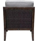 Set 2 pz. poltrona club e pouf Courtyard Casual Bermuda in teak FSC Include: Una poltrona club e un pouf