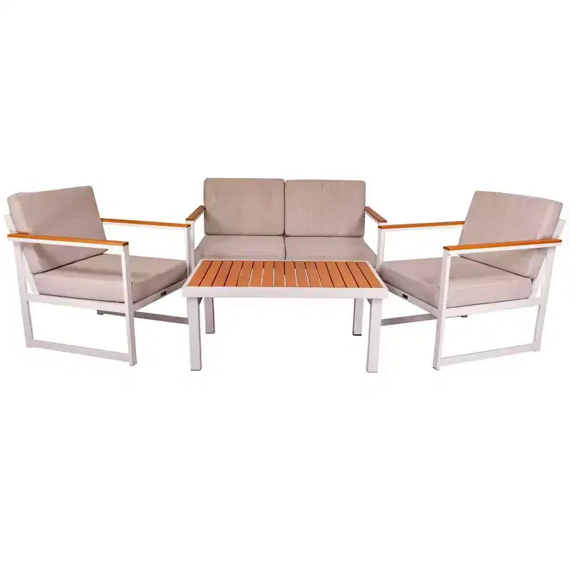 Courtyard Casual Catalina 3 pc Club Chair Chat Set