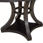 Set da pranzo GDFStudio Jane da 5 pezzi con tavolo rotondo e sedie senza braccioli