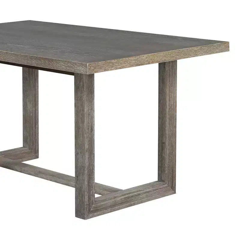 GDFStudio Monica, set da pranzo di 6 pezzi con tavolo in legno da 60" e sedie e panca imbottite