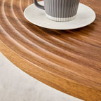 Set tavolo da pranzo 3/5 pezzi, set tavolo da cucina rotondo, tavolo da pranzo salvaspazio con 2/4 sedie imbottite - ModernLuxe