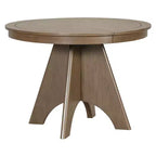 Set tavolo da pranzo allungabile vintage GDFStudio Oliver per 4-6 persone con tavolo farmhouse 42-58" e sedie imbottite