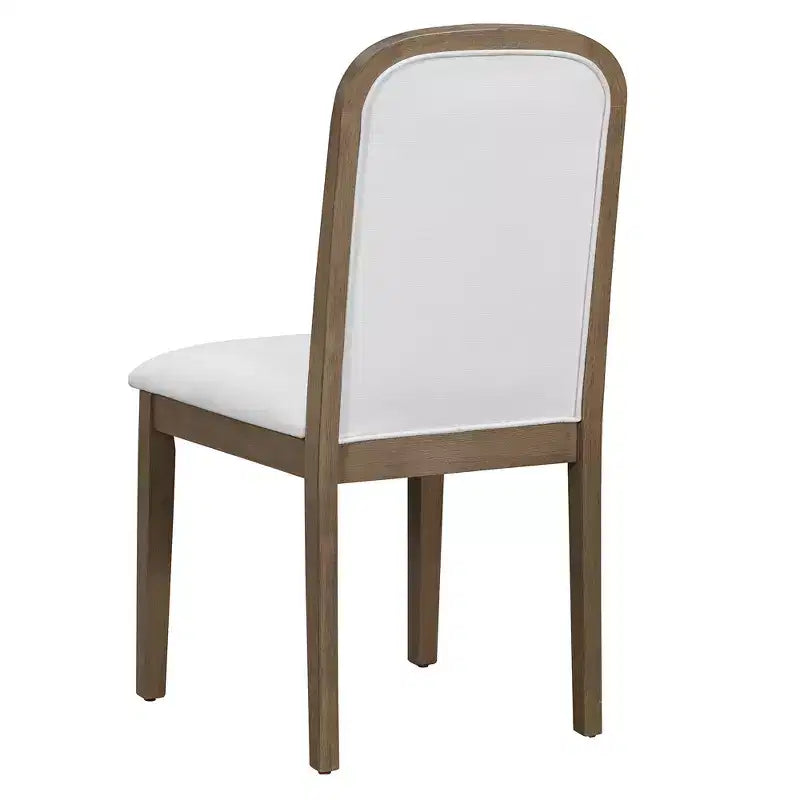 Set tavolo da pranzo allungabile vintage GDFStudio Oliver per 4-6 persone con tavolo farmhouse 42-58" e sedie imbottite