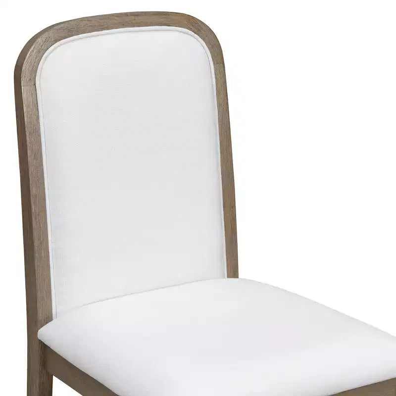Set tavolo da pranzo allungabile vintage GDFStudio Oliver per 4-6 persone con tavolo farmhouse 42-58" e sedie imbottite