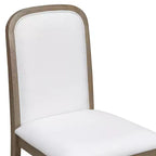 Set tavolo da pranzo allungabile vintage GDFStudio Oliver per 4-6 persone con tavolo farmhouse 42-58" e sedie imbottite