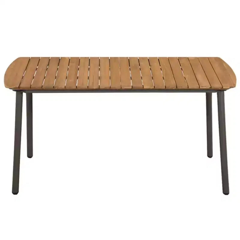 vidaXL Set da pranzo per patio Tavolo da pranzo e sedie Set di mobili in polyrattan - Antracite 4 pezzi