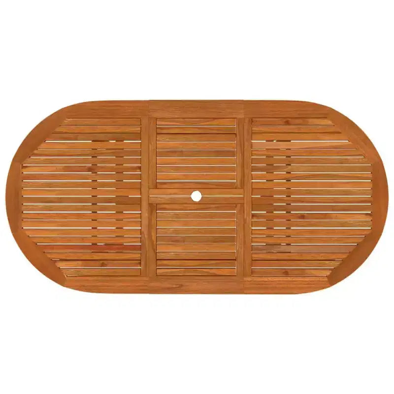 vidaXL Set pranzo da giardino con tavolo allungabile e sedie in legno massello di eucalipto
