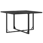Set da pranzo per patio vidaXL tavolo da giardino e sedie mobili da esterno in textilene