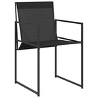 Set da pranzo per patio vidaXL tavolo da giardino e sedie mobili da esterno in textilene
