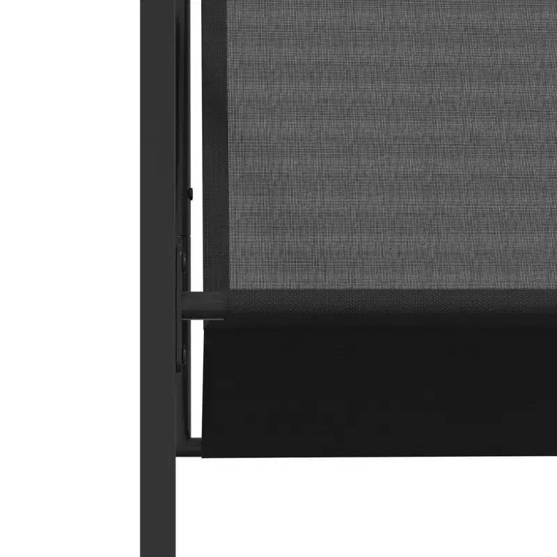 Set da pranzo per patio vidaXL tavolo da giardino e sedie mobili da esterno in textilene
