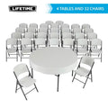 Set tavolo e sedie rotondo Lifetime da 60 pollici