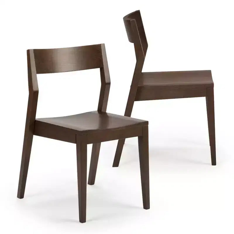 Set tavolo da pranzo moderno da 72" in legno massello con panca + 4 sedie