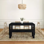 Set tavolo da pranzo moderno da 72" in legno massello con panca + 4 sedie