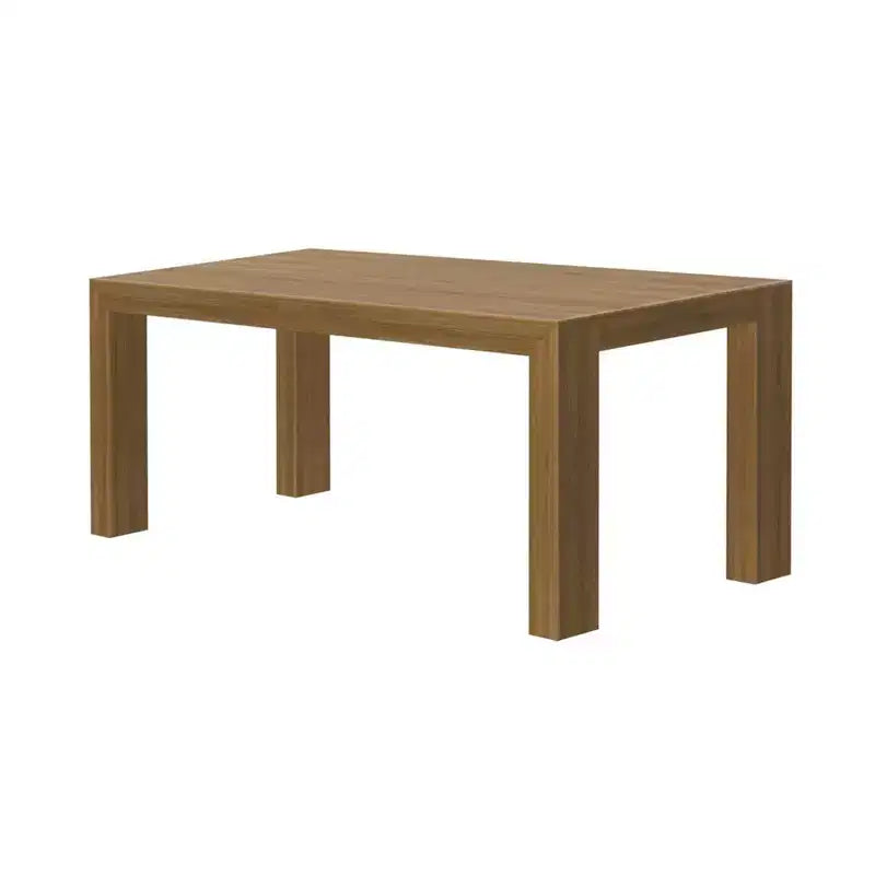 Set tavolo da pranzo moderno da 72" in legno massello con panca + 4 sedie