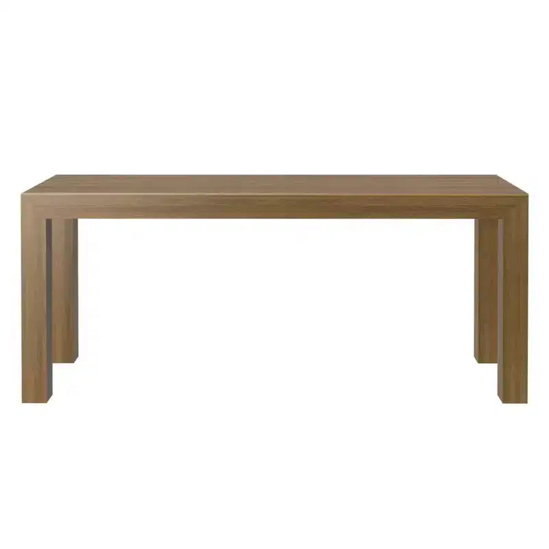Set tavolo da pranzo moderno da 72" in legno massello con panca + 4 sedie