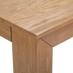 Set tavolo da pranzo moderno da 72" in legno massello con panca + 4 sedie