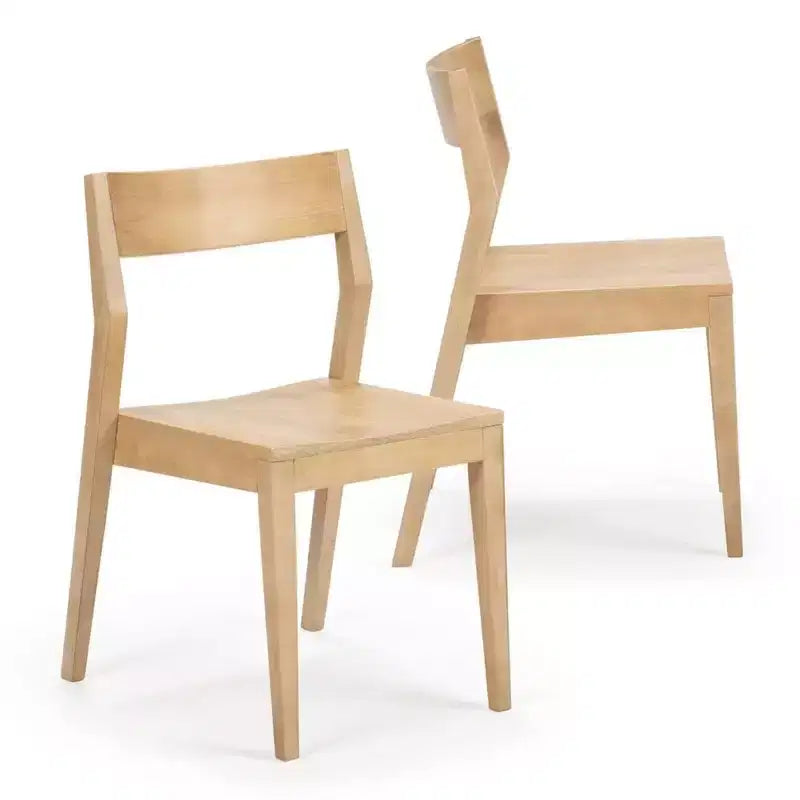 Set tavolo da pranzo moderno da 72" in legno massello con panca + 4 sedie