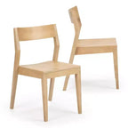 Set tavolo da pranzo moderno da 72" in legno massello con panca + 4 sedie
