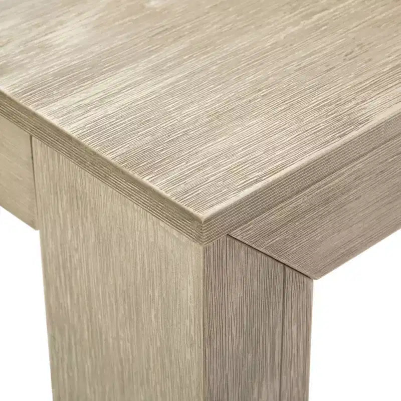Set tavolo da pranzo moderno da 72" in legno massello con panca + 4 sedie