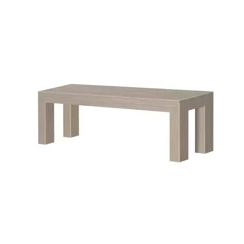 Set tavolo da pranzo moderno da 72" in legno massello con panca + 4 sedie