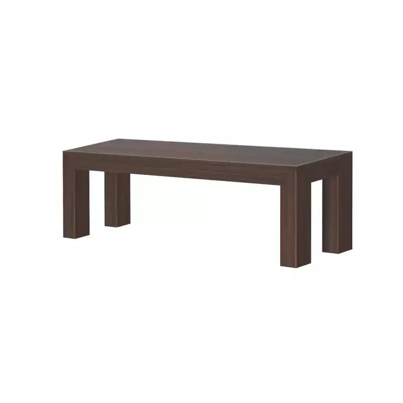Set tavolo da pranzo moderno da 72" in legno massello con panca + 4 sedie