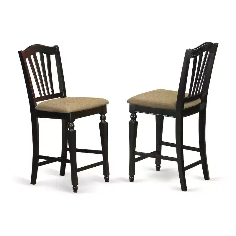 Set 3 pezzi da pranzo per cucina, tavolo e sedie – Tavolo rotondo con piedistallo e 4 sedie