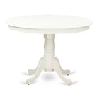 Set da pranzo 5 pezzi tavolo e sedie rotondi - Set tavolo da cucina 42 pollici in pelle PU finitura Pond