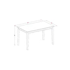 Set da pranzo a altezza bancone 7 pezzi - Tavolo da cucina e 6 sedie - Stile Southwestern - 36x60 pollici