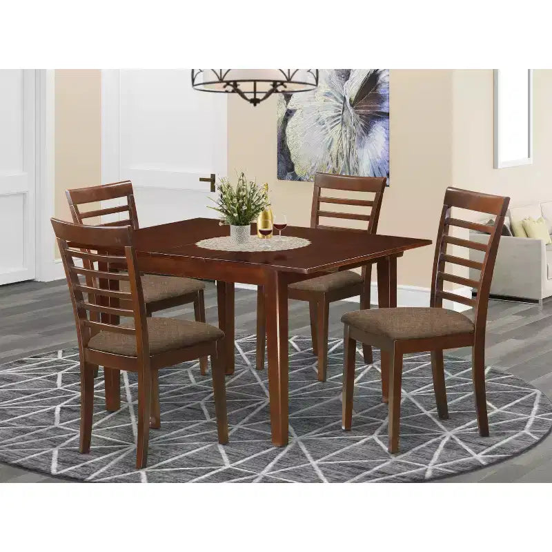 Set rustico per dinette - Tavolo e sedie per cucina piccola - Set da pranzo stile ranch