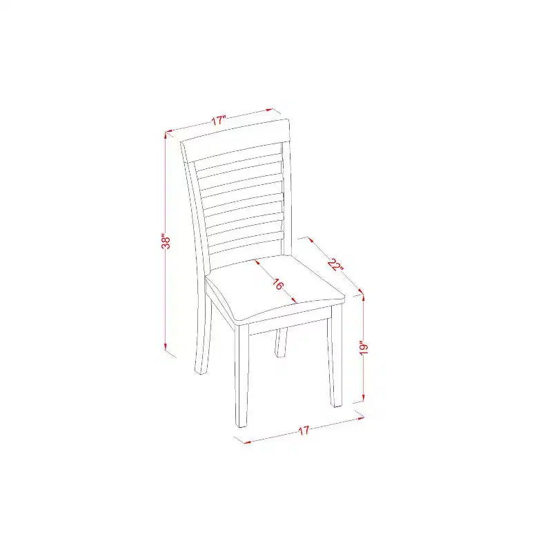Set rustico per dinette - Tavolo e sedie per cucina piccola - Set da pranzo stile ranch