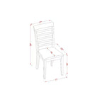 Set rustico per dinette - Tavolo e sedie per cucina piccola - Set da pranzo stile ranch
