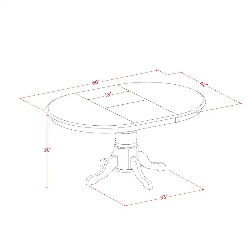 Set tavolo da pranzo con 6 sedie - Tavolo da pranzo e sedie in stile cottage