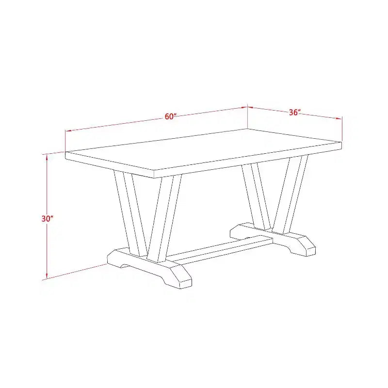 Tavolo da pranzo 6 posti in legno massello finitura rovere naturale con 1 panca e 4 sedie con
