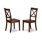 Set da pranzo Coastal 5 pezzi, tavolo rettangolare con allunga e 4 sedie - 42/54 pollici