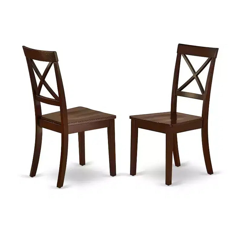 Set da pranzo Coastal 5 pezzi, tavolo rettangolare con allunga e 4 sedie - 42/54 pollici