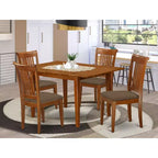 Set Tavolo da Pranzo Rustico - Tavolo da Cucina Piccolo e Sedie - Stile Modern Farmhouse