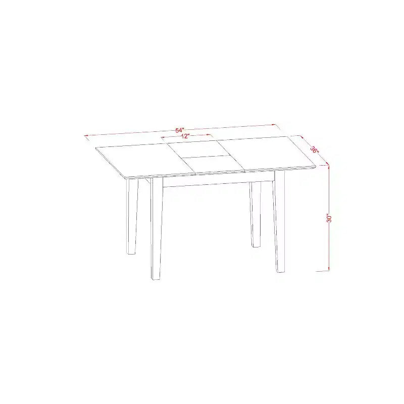 Set Tavolo da Pranzo Rustico - Tavolo da Cucina Piccolo e Sedie - Stile Modern Farmhouse