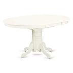 Set da pranzo 7 pezzi Tavolo ovale con prolunga e 6 sedie - Set tavolo da cucina stile cottage