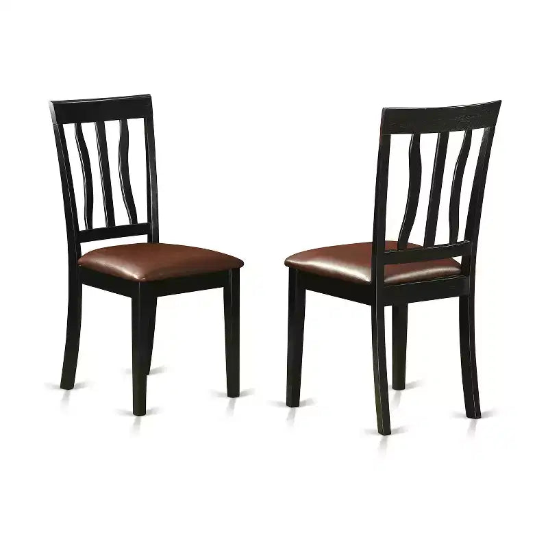 Set da pranzo 5 pezzi - Tavolo da cucina con sedie e panca - Stile Rinascimento Revival