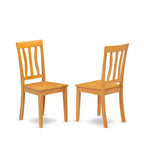 Set tavolo e sedie Mid-Century - Set da pranzo 3 pezzi - Finitura rovere - Tavolo quadrato 36