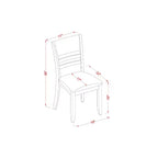 Set Cucina Salvaspazio - Tavolo Rotondo e Sedie 3 Pezzi - Finitura Espresso