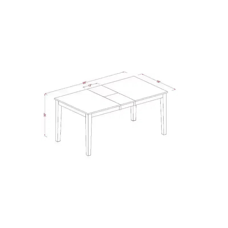 Set Tavolo da Pranzo Rustico - Tavolo e Sedie in Legno Massello per Cucina o Sala da Pranzo