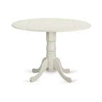 Set Tavolo da Cucina 3 pezzi - Tavolo da Pranzo e 2 Sedie - Tavolo da Bistrò per Piccoli Spazi - Finitura Lino Bianco
