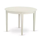 Set pranzo rotondo 3 pz - Tavolo 107 cm e 2 sedie - Mobili in stile barocco