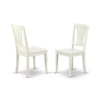 Set pranzo rotondo 3 pz - Tavolo 107 cm e 2 sedie - Mobili in stile barocco