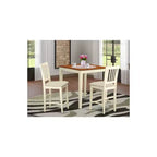 Set tavolo alto da 3 pezzi - Tavolo da pranzo quadrato moderno e sgabelli