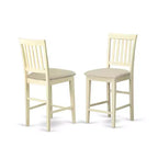 Set tavolo alto da 3 pezzi - Tavolo da pranzo quadrato moderno e sgabelli